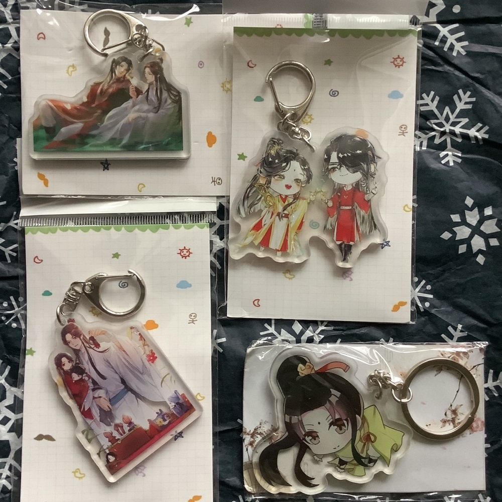 TGCF Hua Cheng Xie Lian Keychains Heaven Official - Picture 2 of 2